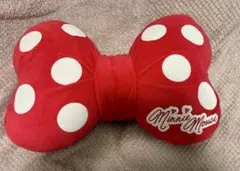 ディズニーランド ミニーリボン クッション