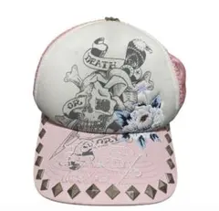 【最安値】Unknown × Ed Hardy メッシュ キャップ y2kのサムネイル
