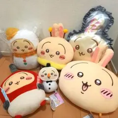 ちいかわ ぬいぐるみ・クッション 7点セット まとめ売り - メルカリ