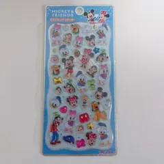 ディズニー　ミッキー&フレンズ　プチドロップステッカー　ボンボン　シール