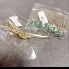 ジュエリー装飾 ヘアアクセサリー 2個セット まとめ売り 髪留め 髪飾り