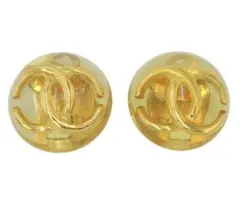 S2325 シャネル ココマーク ラウンド イヤリング