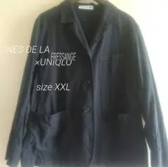 INES DE LA FRESSANGE×ユニクロ 綿麻 ジャケット XXL