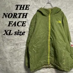 ザノースフェイス　マウンテンパーカー　HYVENT 古着　グリーン　XL