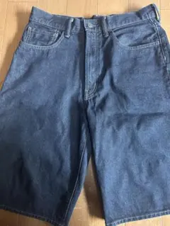 GU ダークブルー ショートパンツ Mサイズ