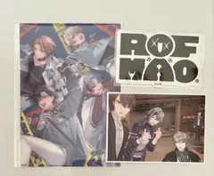 ろふまお　飛び出すイラストカード　フォトカード　ロゴステッカー