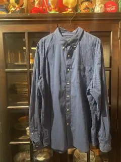 CHAPS ストライプ 長袖シャツ XXL