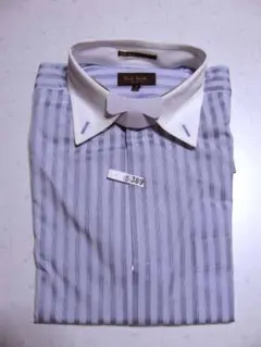 ポールスミス 長袖 ラインストライプボタンダウンシャツ(サイズS)