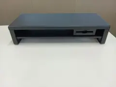 モニター台 グレー USBポート付き