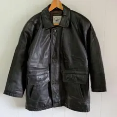 BHPC Leather coat black M vintage