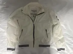 Abercrombie & Fitch XL ホワイト　ナイロンジャケット