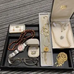 【生前整理・遺品整理】アクセサリーセット　カシオ時計　指輪　ネックレス