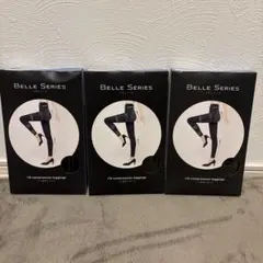 新品未開封BELLE SERIES リブ着圧レギンス ブラック　XL