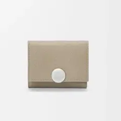 LOEWE ペブル トライフォールド ウォレット（ペブルグレインカーフ）クレイ