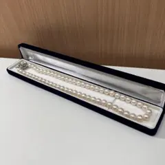 本真珠 パールネックレス シルバークラスプ 冠婚葬祭 フォーマル