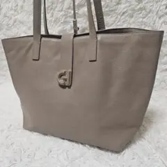 【美品　保存袋付】コールハーン　トートバッグ　現行　シボ革　シンプリー　大容量