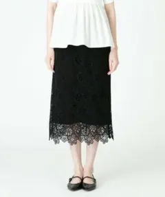 新品タグ付❤︎25AW 完売色 ルルウィルビー レイヤーアシンメトリースカート M 新品タグ付❤︎25AW 完売色 ルルウィルビー レイヤーアシンメトリー