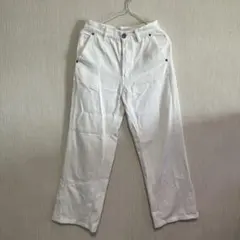 JEANASIS ホワイトストレートパンツ