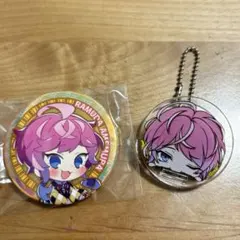 ヒプノシスマイク 飴村乱数 はむはむクリップ 缶バッジ スイパラコラボ