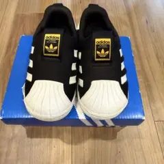 アディダスオリジナルス　13cm スーパースター360 スリッポン　スニーカー