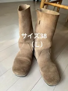 KOOS ロングブーツ　スエード　ベージュ　38
