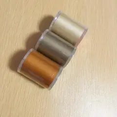 3種　金茶　ベージュ　薄茶　厚地用　スパン ミシン糸 300m 30番