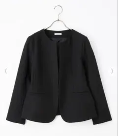 GLACIER　ノーカラージャケット　ブラック　M