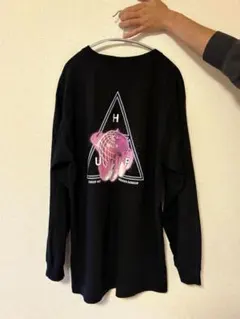 HUF ロングスリーブ Tシャツ ブラック