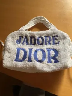 美品 クリスチャンディオール J'ADORE パイル地 ミニバッグ 完売品 気象クリスチャンディオール J'ADORE パイル地 ミニバッグ