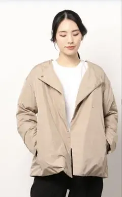 Te chichi LOFTECH中綿ショートコート ジャケット　ベージュ　M