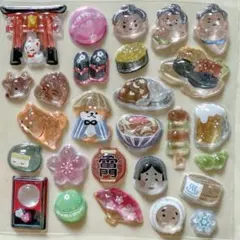 【正規品】ボンボンドロップシール　和柄　お相撲さん 柴犬　など　お裾分け