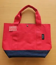 【新品・未使用】TULLY'S × ONWARDトートバッグ 赤×ネイビー