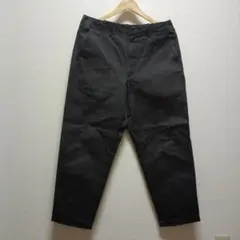 ユニクロ U ワイドフィットテーパードアンクルチノ グレー ウエスト76cm