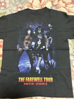 米国製 00s KISS Ｔシャツ THE FAREWELL TOUR 2001 ☆KISS THE FAREWELL TOUR 1973-2001 Tシャツ - メルカリ