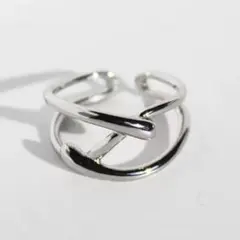 【うさぎちゃん様専用ページ】シルバー925 オープンリング 指輪 エレガント ２