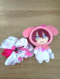 すとぷり　さとみマイメロぬいぐるみ＆シュシュ2点セット