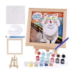 猫デザイン アートセット 12色