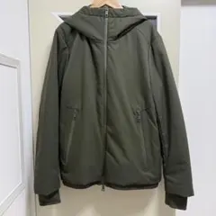 GLOBAL WORK サーモライトフード付きジャケット M カーキ