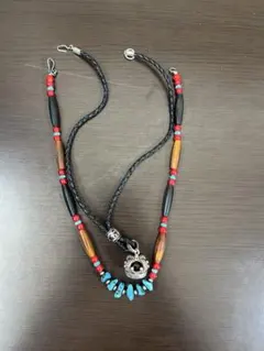 S&A シルバー925ネックレス ＆ ネイティブビーズ 豪華セット