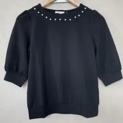 earth music&ecology パールネックスカラッププルオーバー