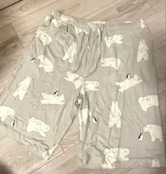 【新品未使用】ジェラートピケオム ハーフパンツ シロクマ柄