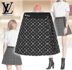 ルイヴィトン ⭐︎キルティング巻きスカート⭐︎美品