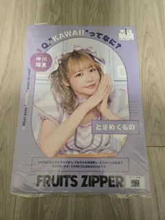 FRUITS ZIPPER B3海報 仲川瑠夏