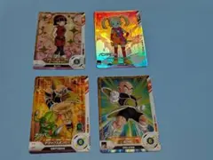 ドラゴンボールスーパーダイバーズ　 ビーデル 　ナッパ　クリリン　4枚セット