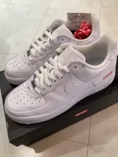 Nike Air Force 1 Supreme 24.5cm ホワイト