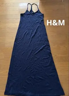 【美品】H&M キャミロングワンピース XS キャミワンピース