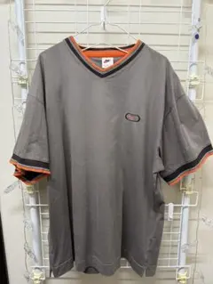 Nike グレー Vネック Tシャツ L