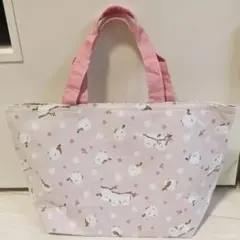 ミニトートバッグ　シマエナガ