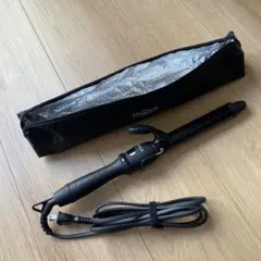 SALONIA カールヘアアイロン ブラック 収納ケース付き