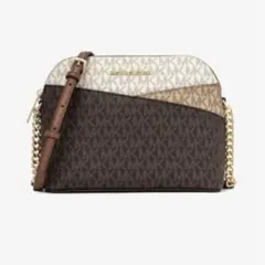 MICHEAL KORS ドーム クロスボディ ミディアム - MKシグネチャー